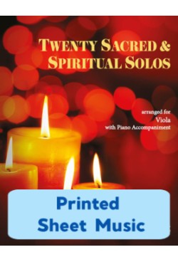 Twenty Sacred & Spiritual Solos Viola and Piano 40011